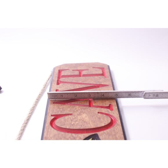 Man, Cave, The Cardinals, Handmade, Wooden Sign, Baseball Wall Hanging, Wall Dec - Picture 6 of 6